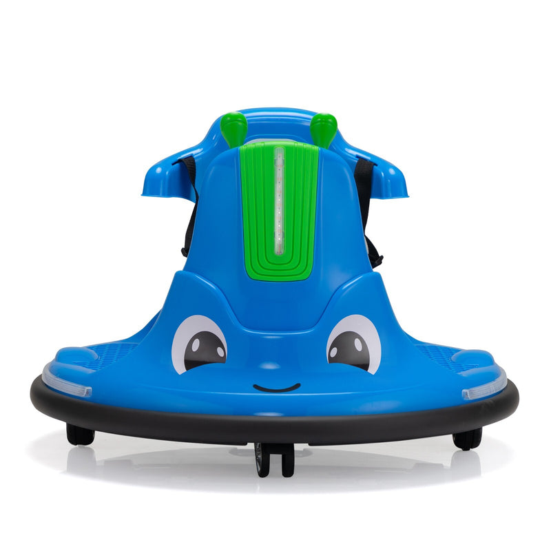12V Ride-On Bumper Car with 360° Spinning, Remote Control, Dual Motors, and LED Lights Magic Cars 7