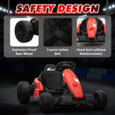 24V Kids Electric Drifting Go-Kart with Dual 85W Motors, 8mph Max Speed, and Built-in Music Magic Cars 13