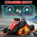 24V Kids Electric Drifting Go-Kart with Dual 85W Motors, 8mph Max Speed, and Built-in Music Magic Cars 15