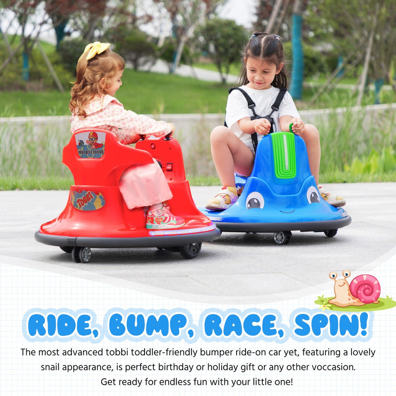 360° Spinning Electric Ride-On Bumper Car with Remote Control Magic Cars 14