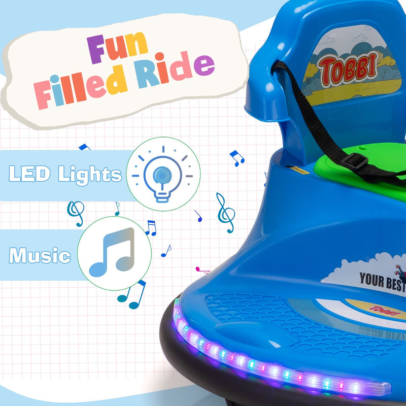360° Spinning Electric Ride-On Bumper Car with Remote Control Magic Cars 4
