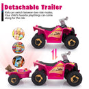 6V Electric Ride-On Quad Bike with Trailer for Toddlers Ages 3-6 Magic Cars 15