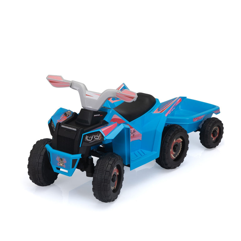 6V Electric Ride-On Quad Bike with Trailer for Toddlers Ages 3-6 Magic Cars 17
