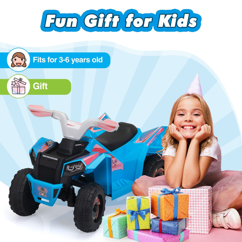 6V Electric Ride-On Quad Bike with Trailer for Toddlers Ages 3-6 Magic Cars 18