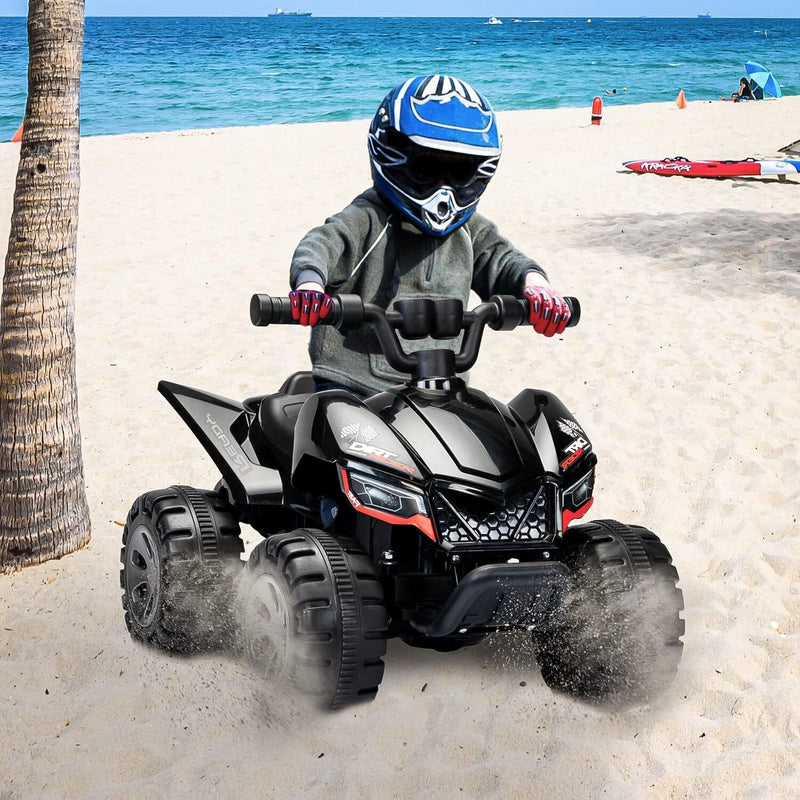 6V Battery-Powered Kids Electric Ride-On ATV Quad Car with Music and LED Lights Magic Cars 1