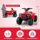 6V Electric Kids Ride-On ATV Quad 4-Wheeler Toy Car with LED Lights Magic Cars 5