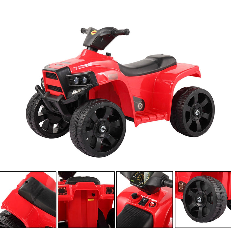 6V Electric Kids Ride-On ATV Quad 4-Wheeler Toy Car with LED Lights Magic Cars 8