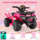 6V Electric Kids Ride-On ATV Quad 4-Wheeler Toy Car with Music Magic Cars 6