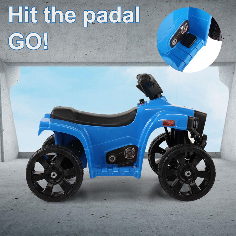 Electric Kids 4-Wheeler ATV Ride-On Toy with LED Speed Indicator Magic Cars 9