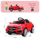 Kids Licensed Mercedes Benz Ride-On Car with 2.4G Remote Control - Red Magic Cars 16