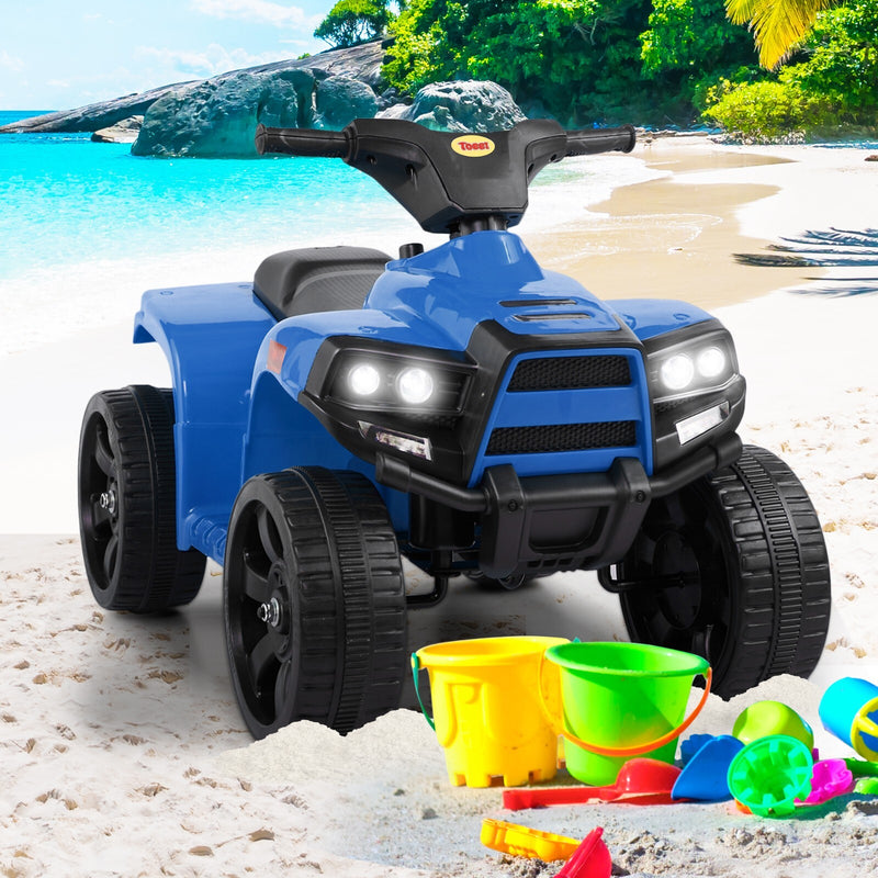 Kids Electric Ride-On ATV Quad Car Toy with LED Headlights and Speed Indicator Magic Cars 12