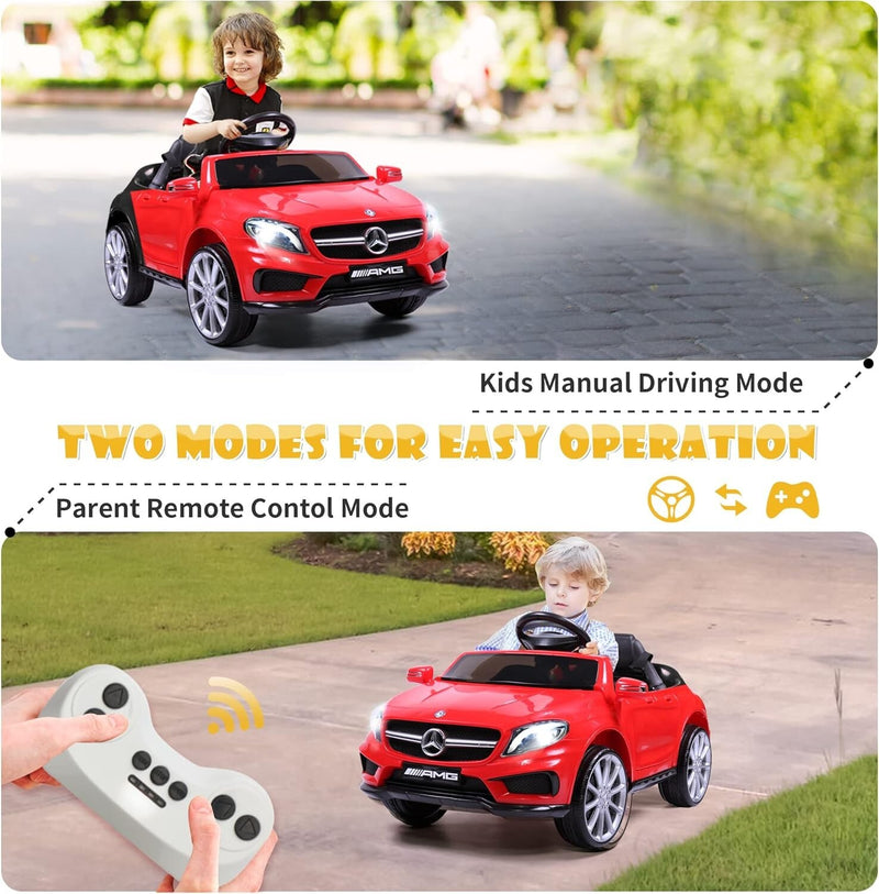 Licensed Mercedes-Benz Ride-On Car for Kids with 2.4G Remote Control Magic Cars 3