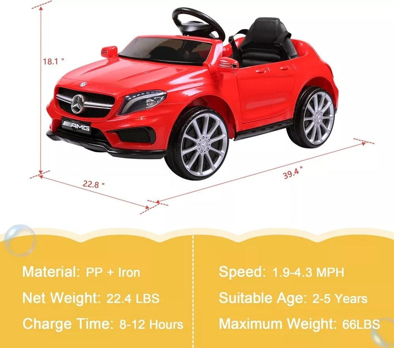 Licensed Mercedes Benz Kids Ride-On Car with 2.4G Remote Control Magic Cars 5