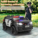 12V Battery-Powered Electric Police Ride-On Car for Kids Magic Cars 2