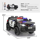 12V Battery-Powered Electric Police Ride-On Car for Kids Magic Cars 8
