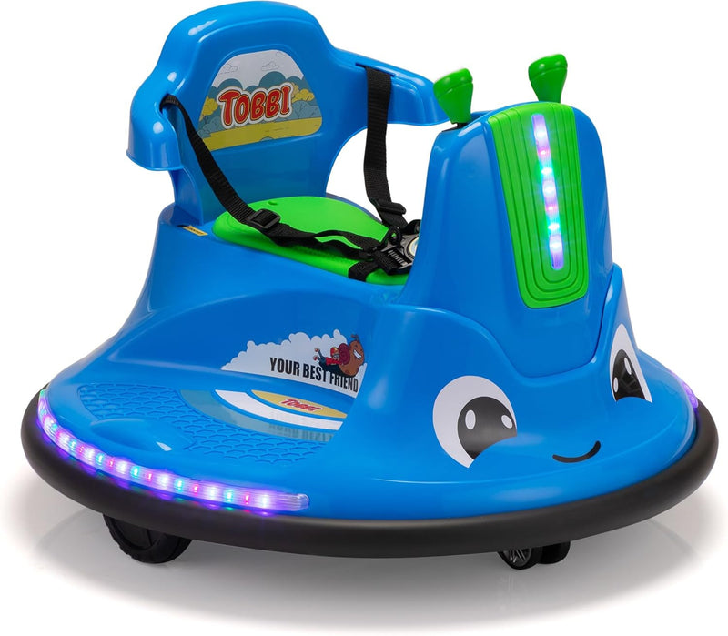 12V Purple Snail Bumper Ride-On Car with Remote Control and DIY Stickers Magic Cars 11