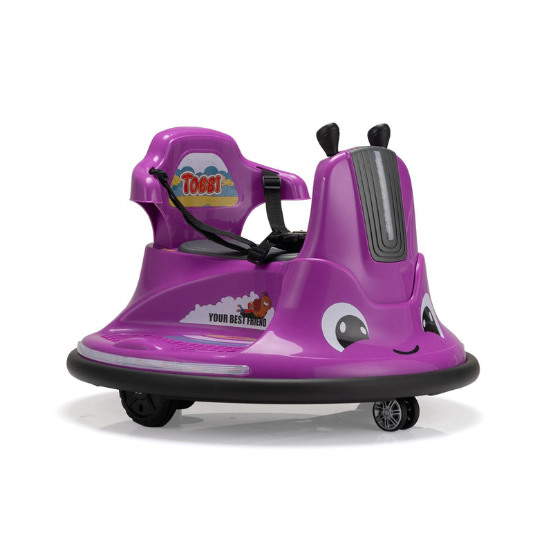 12V Electric Snail Bumper Ride-On Toy Car Battery Powered for Kids Magic Cars Variant 0