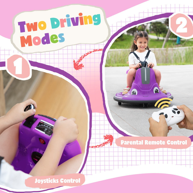 12V Battery-Powered Electric Snail Bumper Ride-On Car Toy Magic Cars 11