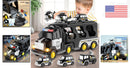 5-in-1 Police Truck Playset for Toddlers with Light and Sound Features Magic Cars 1
