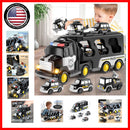 5-in-1 Police Truck Playset for Toddlers with Light and Sound Features Magic Cars Variant 0
