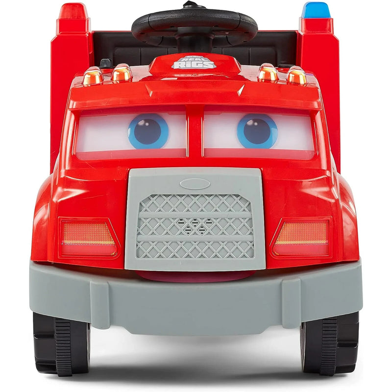 6V Battery-Powered Toddler Fire Truck with Sound Effects for Ages 1.5+ Magic Cars 2