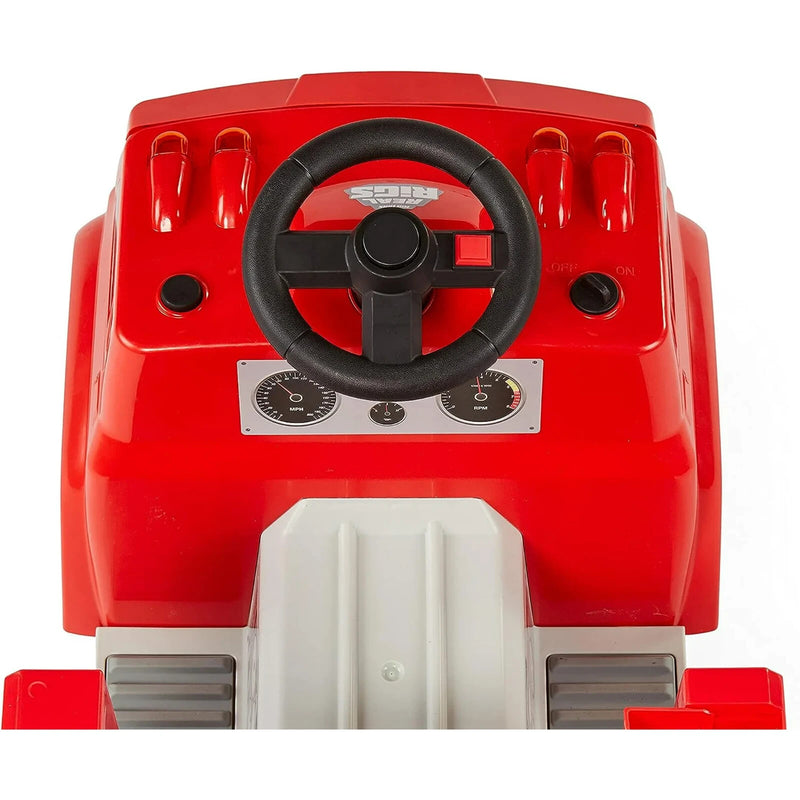 6V Battery-Powered Toddler Fire Truck with Sound Effects for Ages 1.5+ Magic Cars 4