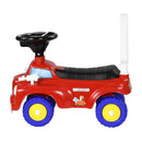 Fire Truck Ride-On Toy for Toddlers with Steering Wheel, Music, Storage, and Backrest Magic Cars 1