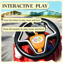 Fire Truck Ride-On Toy for Toddlers with Steering Wheel, Music, Storage, and Backrest Magic Cars 7
