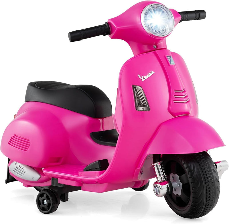 Licensed Vespa Toddler Ride-On Motorcycle with Training Wheels Magic Cars Variant 0