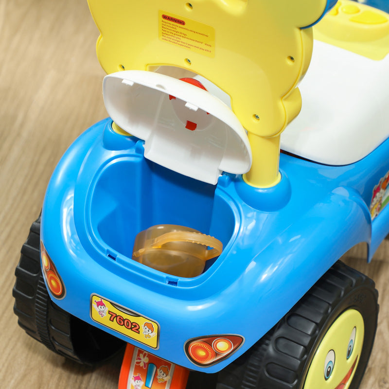 Toddler Push Foot-to-Floor Sliding Ride-On Car for Kids Blue Magic Cars 10