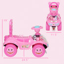 Toddler Push Ride-On Foot-to-Floor Sliding Car for Kids Pink Magic Cars 1