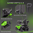 Green Toddler Push and Walking Car Stroller for Ages 1-3 Magic Cars 9