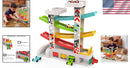 Toddler Race Track Set with Four Cars Promotes Cooperative Play and Learning Magic Cars 1