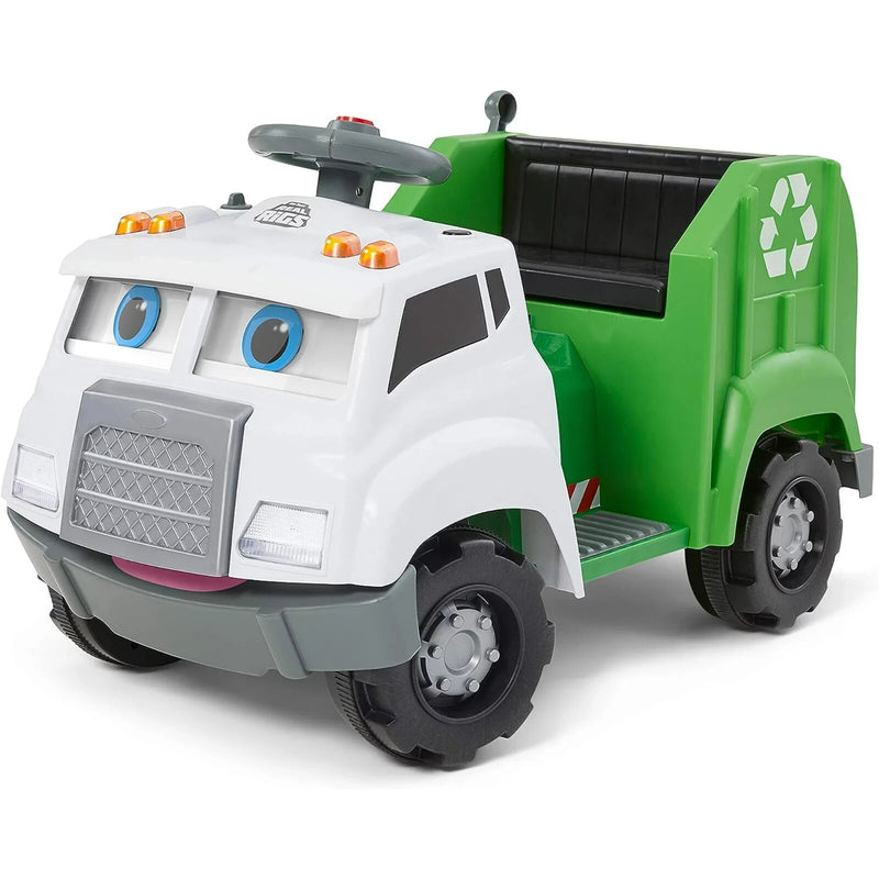 6V Battery-Powered Toddler Recycling Truck with Sound Effects for Ages 1.5+ Magic Cars Variant 0