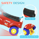 Toddler Ride-On Fire Truck with Music, Horn, and Under-Seat Storage in Red Magic Cars 7