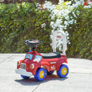 Toddler Ride-On Fire Truck with Music, Horn, and Under-Seat Storage in Red Magic Cars 8