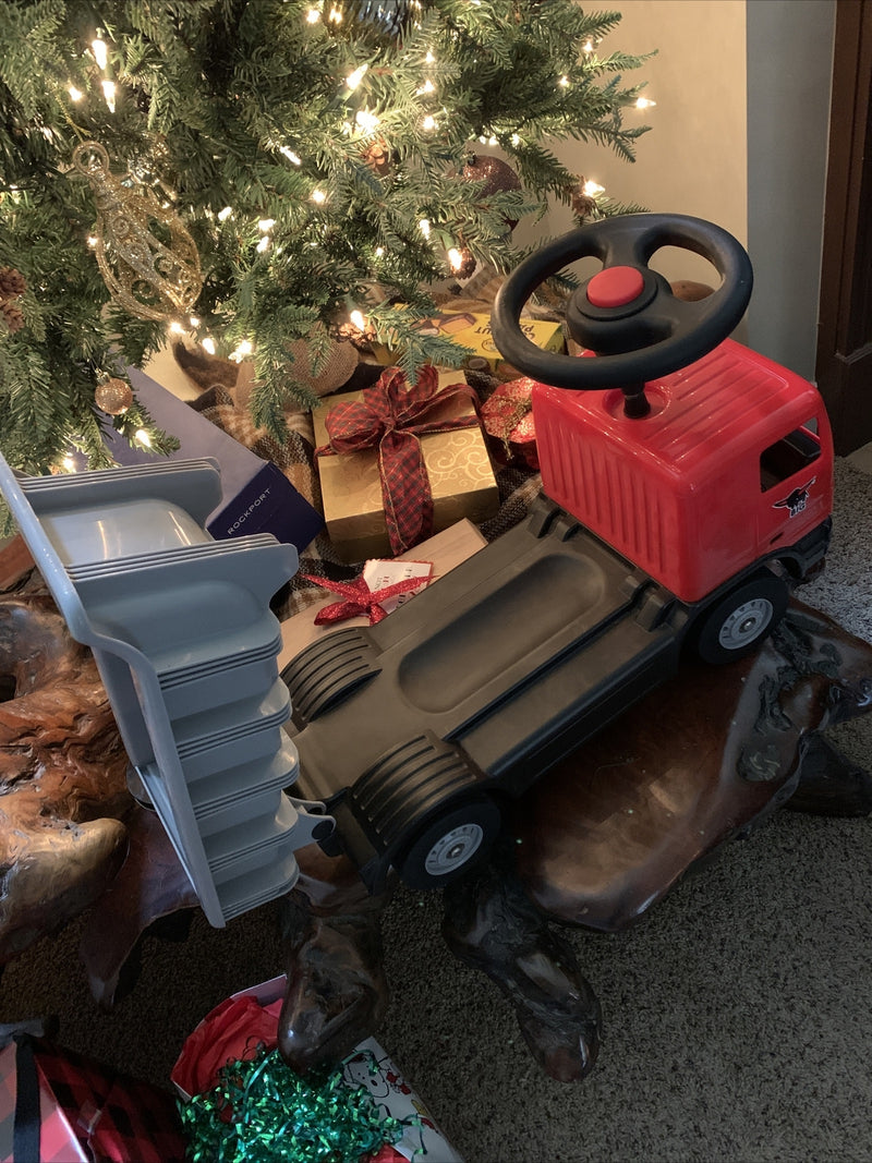 Mercedes Dump Truck Ride-On Toy for Toddlers with Sturdy Wheels Magic Cars 4