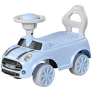 Toddler Ride-On Foot-to-Floor Sliding Car Toy with Lights in Blue Magic Cars 3