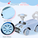 Toddler Ride-On Foot-to-Floor Sliding Car Toy with Lights in Blue Magic Cars 7