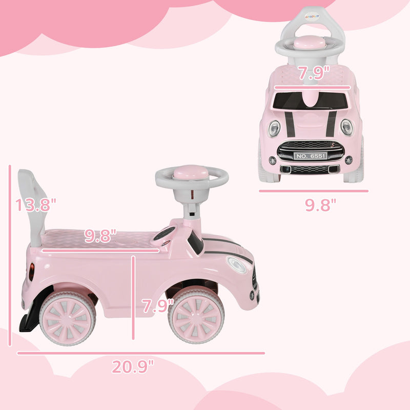 Pink Toddler Ride-On Foot-to-Floor Sliding Car Toy Magic Cars 1