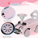 Toddler Ride-On Foot-to-Floor Sliding Car Toy in Pink Magic Cars 7