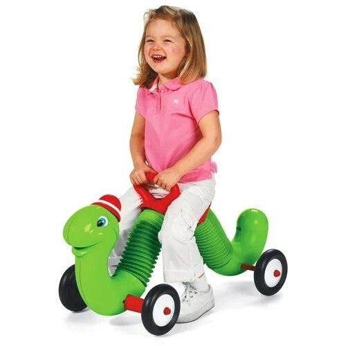 Green Inchworm Toddler Ride-On Toy with 50lb Weight Capacity Magic Cars 2