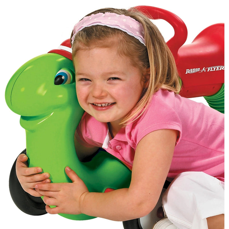 Green Inchworm Toddler Ride-On Toy with 50lb Weight Capacity Magic Cars 4