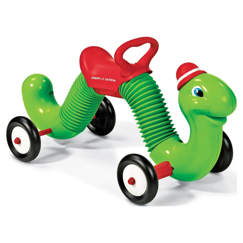Green Inchworm Toddler Ride-On Toy with 50lb Weight Capacity Magic Cars Variant 0