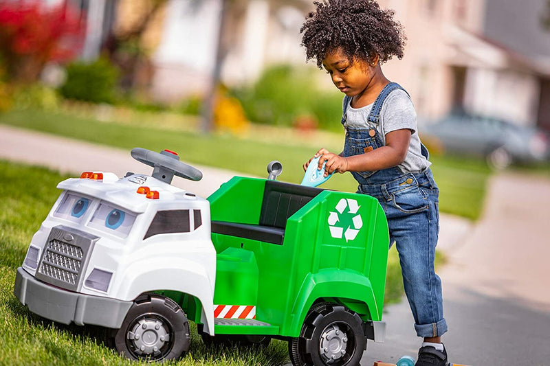 Battery-Powered Rechargeable Ride-On Garbage Truck Toy for Toddlers Magic Cars 1
