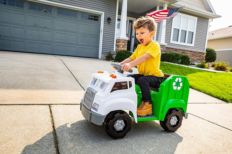 Battery-Powered Rechargeable Ride-On Garbage Truck Toy for Toddlers Magic Cars Variant 0