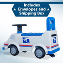 Toddler Ride-On Mail Truck Toy Supporting Up to 44 lbs for Safe Play Adventures Magic Cars 6