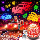Colorful Cars Projector for Toddlers | 6 Films, 15 Sounds, 31 Colors Magic Cars 2