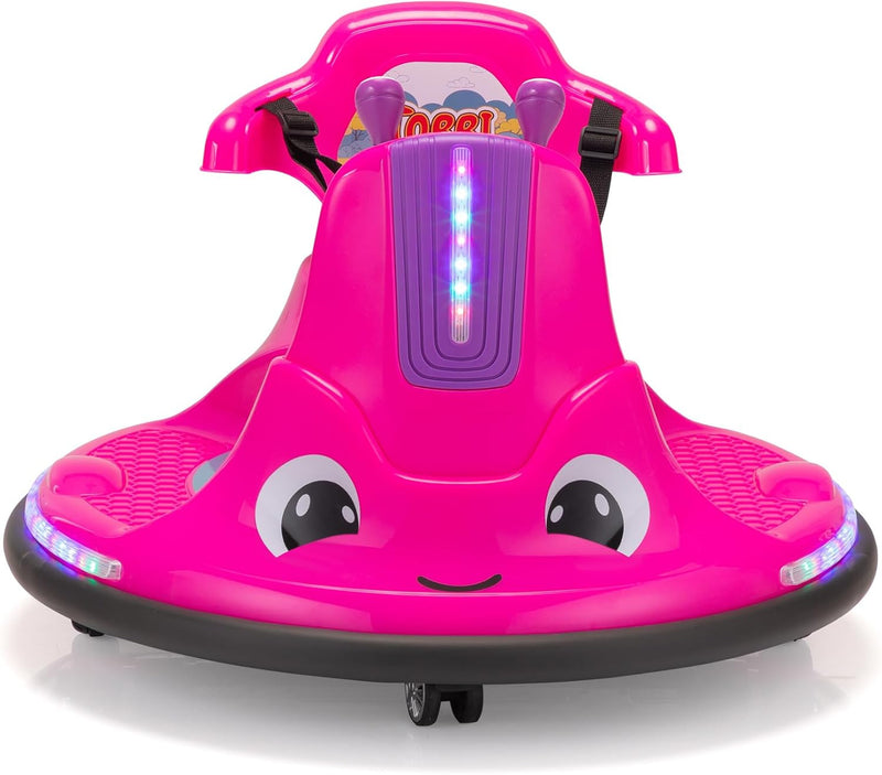 12V Electric Snail-Shaped Ride-On Bumper Car for Toddlers with Remote Control Magic Cars 1