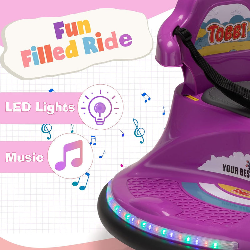 12V Electric Snail-Shaped Ride-On Bumper Car for Toddlers with Remote Control Magic Cars 7